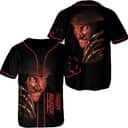 Halloween Freddy Krueger Baseball Jersey Horror Movie Gift