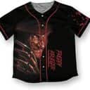 Halloween Freddy Krueger Baseball Jersey Horror Movie Gift Halloween Freddy Krueger Baseball Jersey Horror Movie Gift