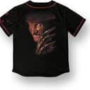 Halloween Freddy Krueger Baseball Jersey Horror Movie Gift