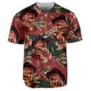 Halloween Freddy Krueger Baseball Jersey Gift For Horror Movie Fans