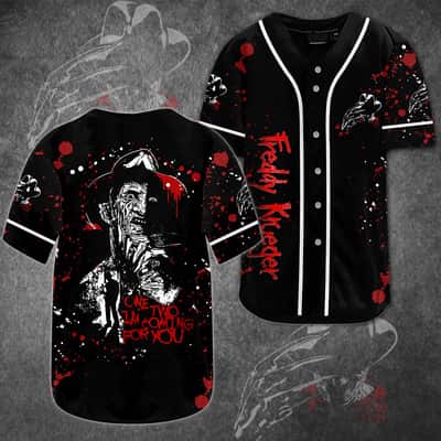 Freddy Krueger Baseball Jersey I'm Coming For You A Nightmare On Elm Street Freddy Krueger Baseball Jersey I'm Coming For You A Nightmare On Elm Street