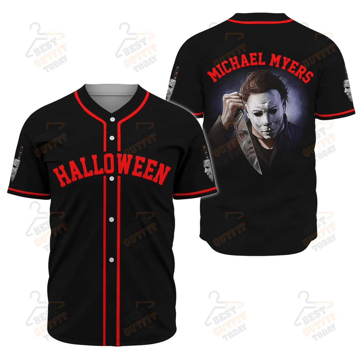 Michael Myers Baseball Jersey Gift For Horror Film Lovers