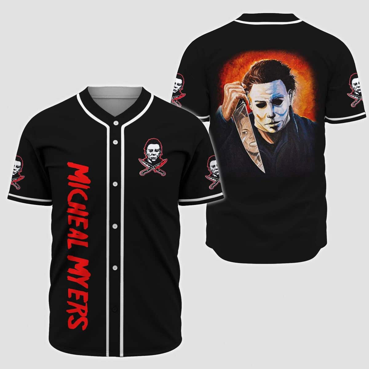 Michael Myers Baseball Jersey John Carpenter's Gift For Halloween 1978 Fans