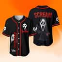 Ghostface Baseball Jersey Scream Customize Name Gift for Horror Movie Fans