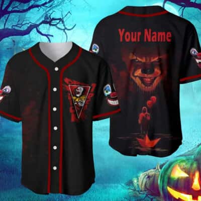 Pennywise Baseball Jersey You'll Float Too Custom Name