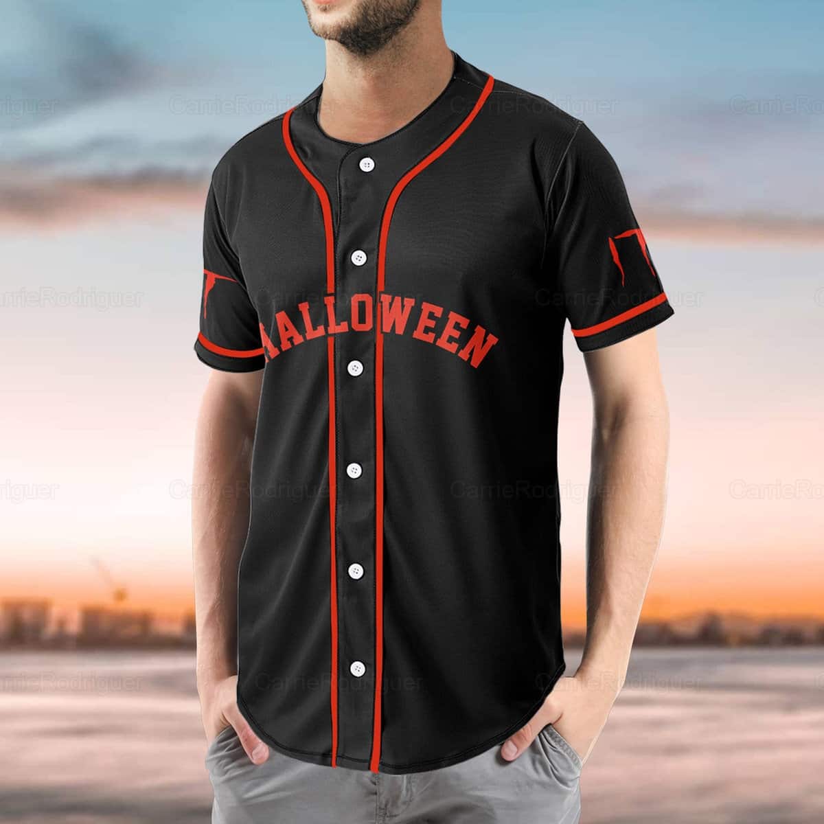 Pennywise Baseball Jersey Gift For Horror Film Lovers