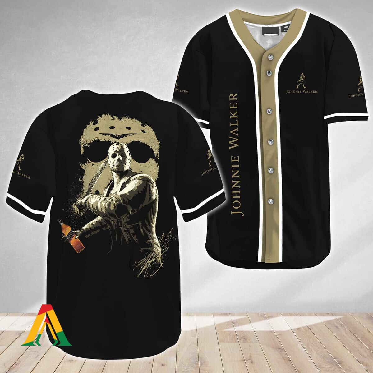 Halloween Jason Voorhees Baseball Jersey Friday The 13th Johnnie Walker Halloween Jason Voorhees Baseball Jersey Friday The 13th Johnnie Walker