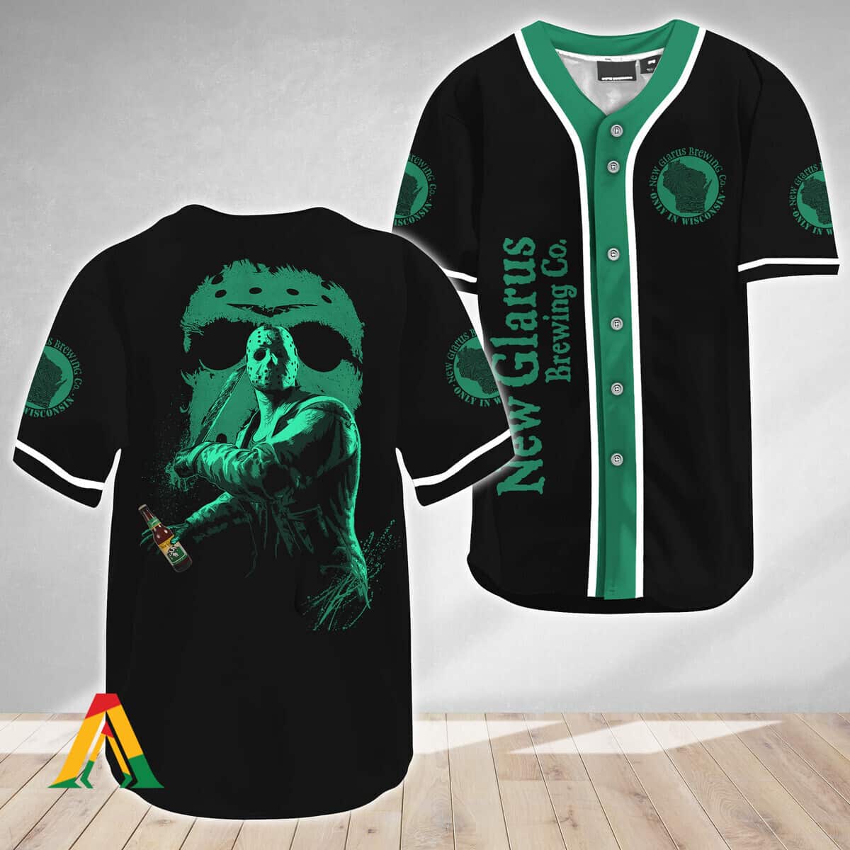 Jason Voorhees Baseball Jersey Friday The 13th New Glarus Gift For Horror Movie Fans Jason Voorhees Baseball Jersey Friday The 13th New Glarus Gift For Horror Movie Fans