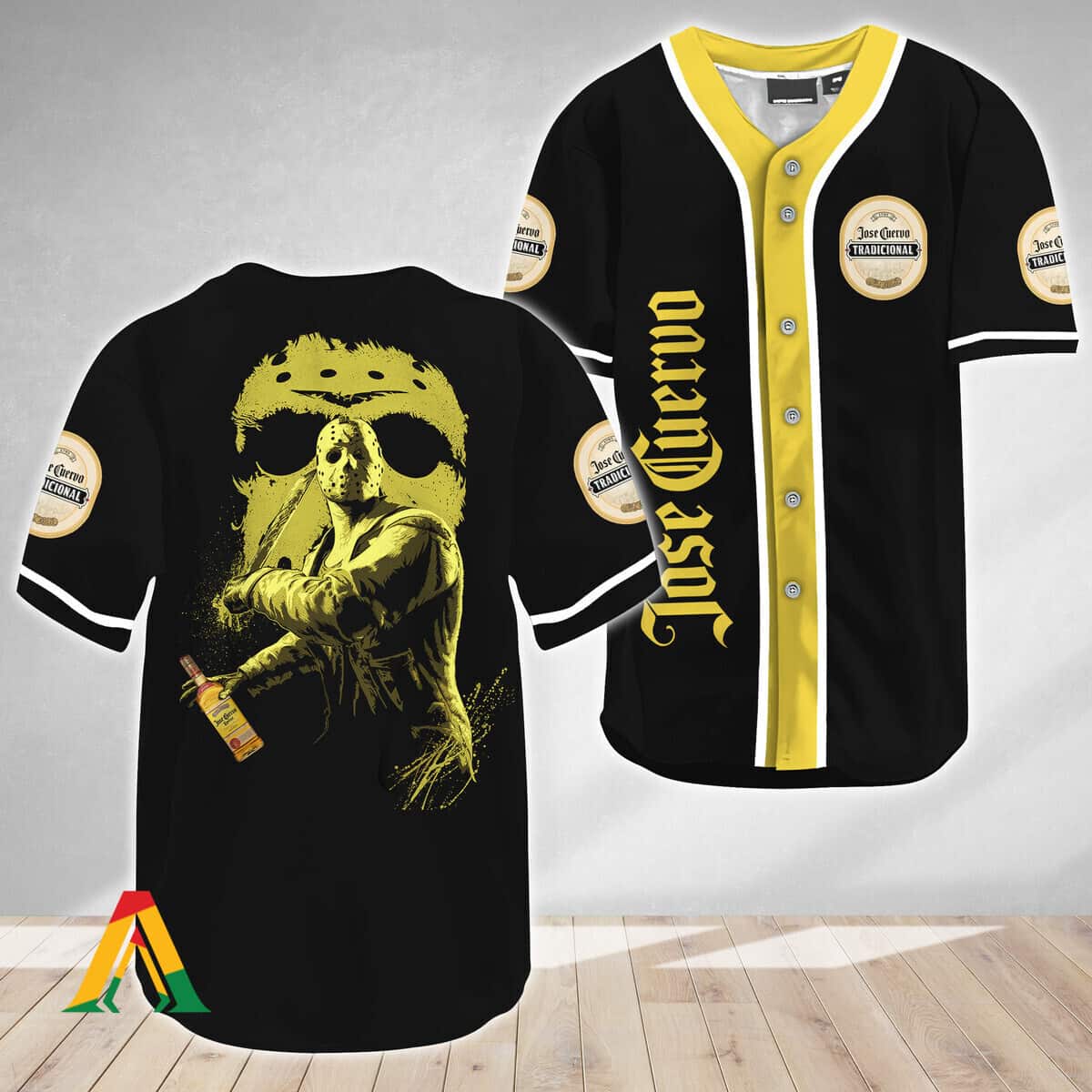 Jason Voorhees Baseball Jersey Friday The 13th Jose Cuervo Jason Voorhees Baseball Jersey Friday The 13th Jose Cuervo