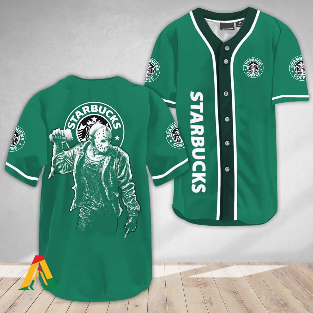 Jason Voorhees Baseball Jersey Starbucks Gift For Sporty Boyfriend Jason Voorhees Baseball Jersey Starbucks Gift For Sporty Boyfriend