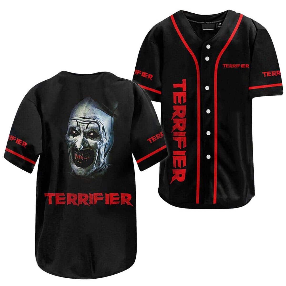 Halloween Terrifier Baseball Jersey Gift For Horror Movie Lovers Halloween Terrifier Baseball Jersey Gift For Horror Movie Lovers