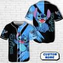 Stitch Baseball Jersey Birthday Gift For Disney Lovers Custom Name
