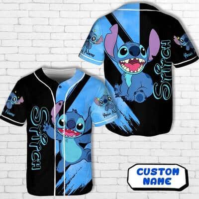 Stitch Baseball Jersey Birthday Gift For Disney Lovers Custom Name