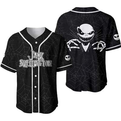 Jack Skellington Baseball Jersey The Nightmare Before Christmas Jack Skellington Baseball Jersey The Nightmare Before Christmas