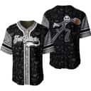 Halloween Jack Skellington Baseball Jersey The Nightmare Before Christmas Halloween Jack Skellington Baseball Jersey The Nightmare Before Christmas
