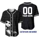 Halloween Jack Skellington Baseball Jersey Custom Name And Number