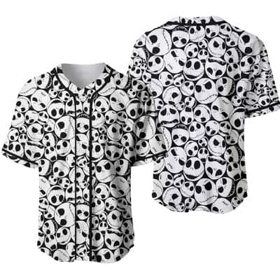 Jack Skellington Baseball Jersey The Nightmare Before Christmas Gift For Sporty Boyfriend