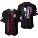 Halloween Jack Skellington And Sally Baseball Jersey The Nightmare Before Christmas Halloween Jack Skellington And Sally Baseball Jersey The Nightmare Before Christmas