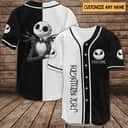 Jack Skellington Baseball Jersey Custom Name The Nightmare Before Christmas Jack Skellington Baseball Jersey Custom Name The Nightmare Before Christmas