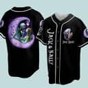 Jack Skellington And Sally Baseball Jersey Custom Name Halloween Gift