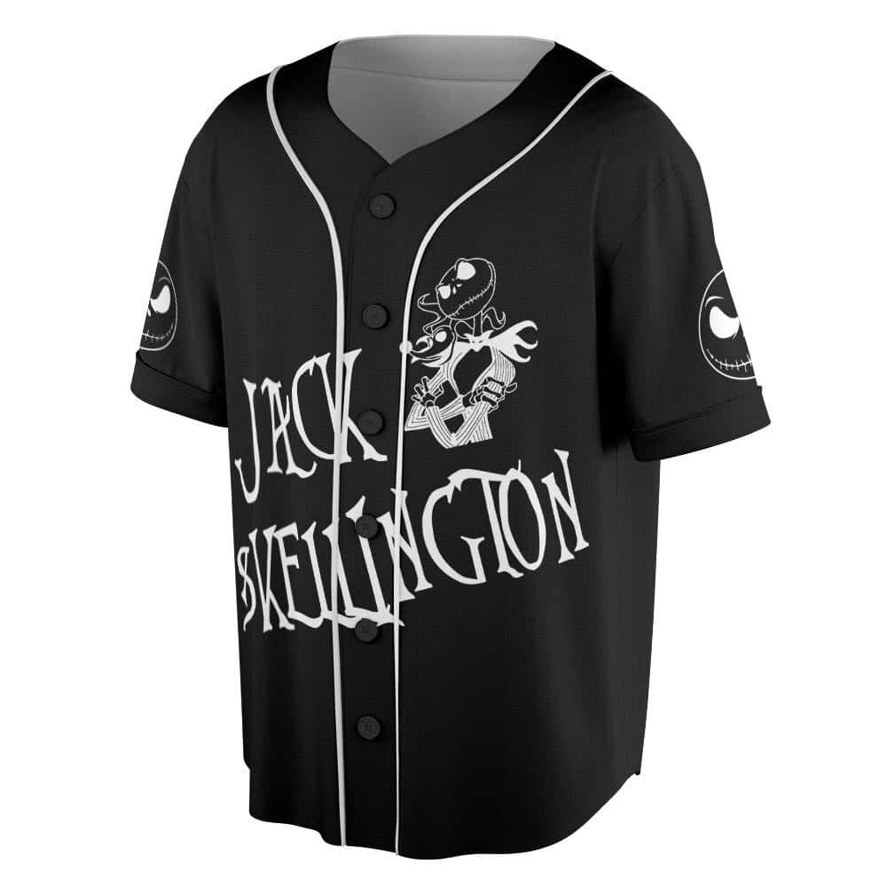 Jack Skellington Baseball Jersey Pumpkin King Of Halloween Town Custom Name Jack Skellington Baseball Jersey Pumpkin King Of Halloween Town Custom Name