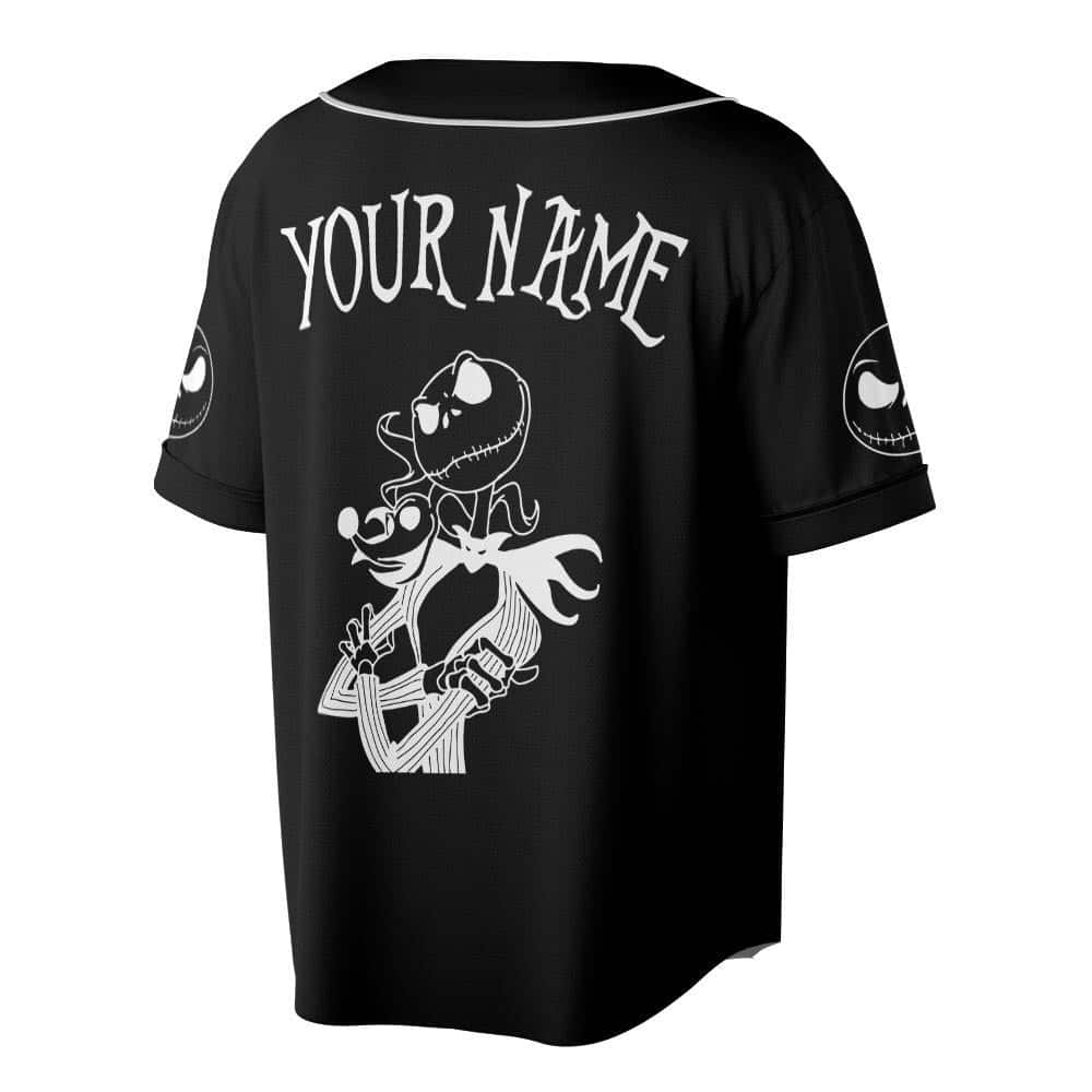 Jack Skellington Baseball Jersey Pumpkin King Of Halloween Town Custom Name Jack Skellington Baseball Jersey Pumpkin King Of Halloween Town Custom Name