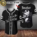 Jack Skellington Baseball Jersey Gift For Best Friend Custom Name