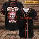 Jack Skellington Baseball Jersey The Nightmare Before Christmas Customize Name