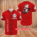 Jack Skellington And Zero Baseball Jersey Pumpkin King Of Halloween Town Customize Name Jack Skellington And Zero Baseball Jersey Pumpkin King Of Halloween Town Customize Name