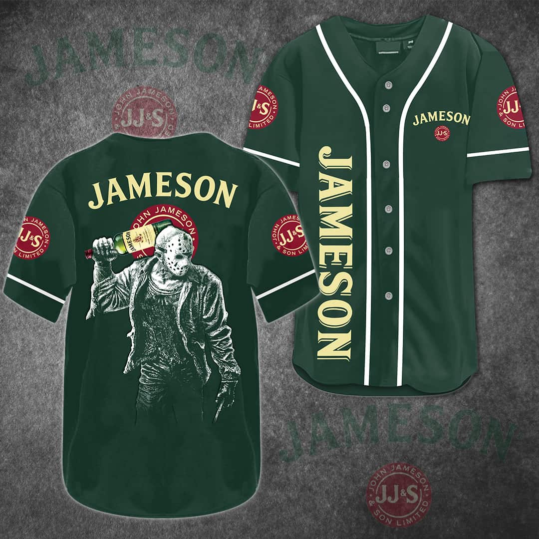 Halloween Jason Voorhees Baseball Jersey Jameson Gift For Horror Film Lovers