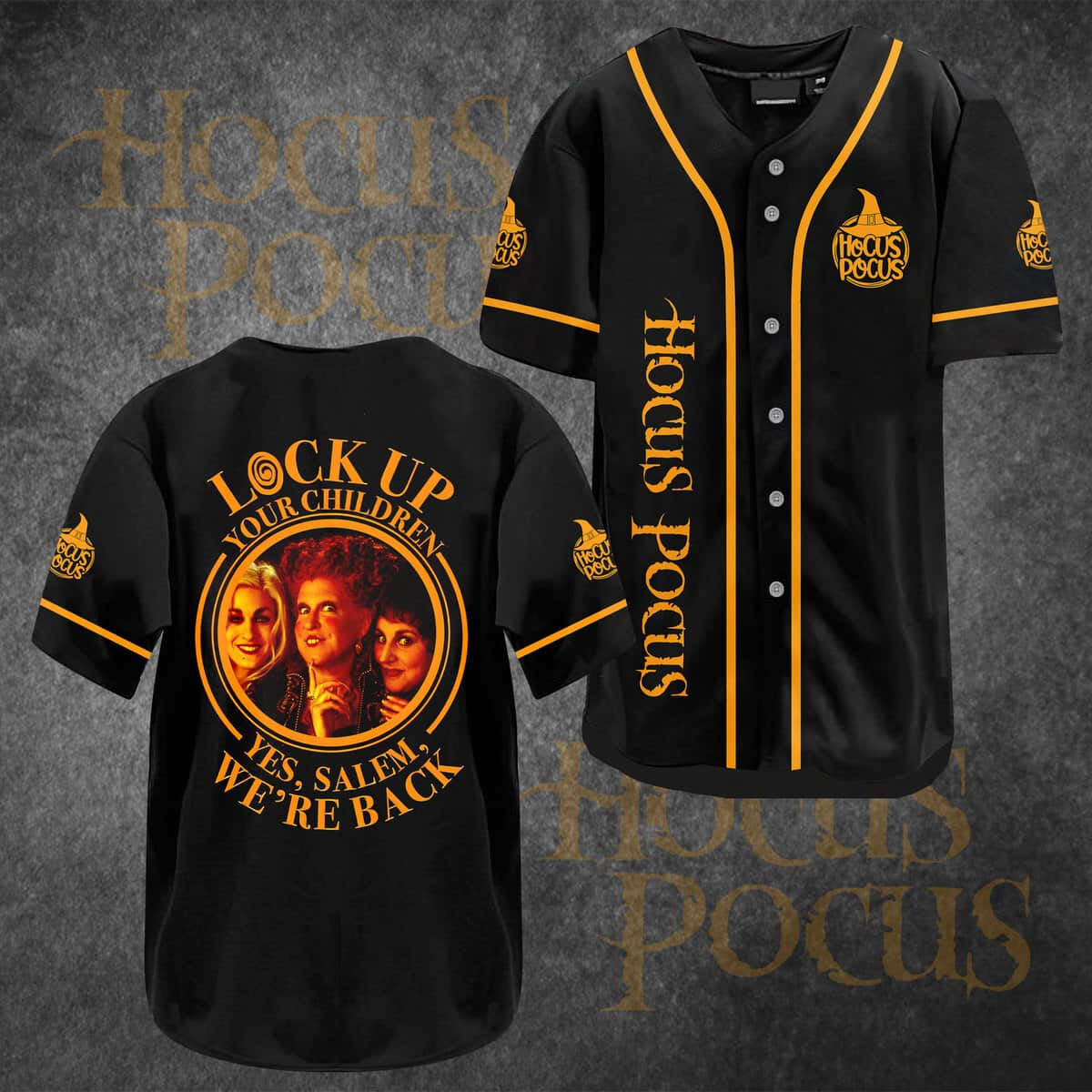 Hocus Pocus Baseball Jersey Lock Up Your Children! Yes, Salem, We're Back