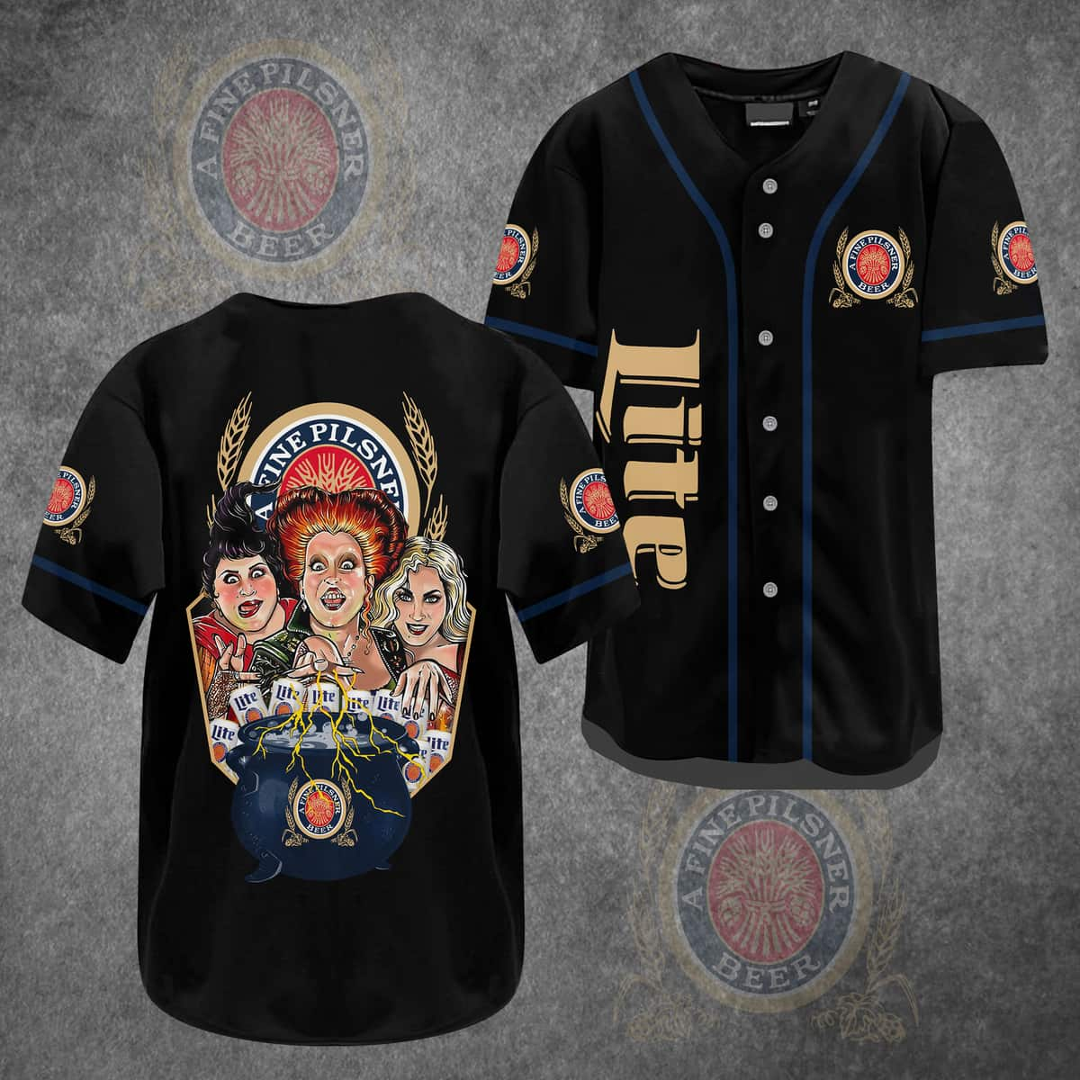 Lite Beer Hocus Pocus Baseball Jersey A Fine Pilsner