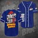 Jason Voorhees Freddy Krueger Baseball Jersey Blue Labatt Drinking Buddies