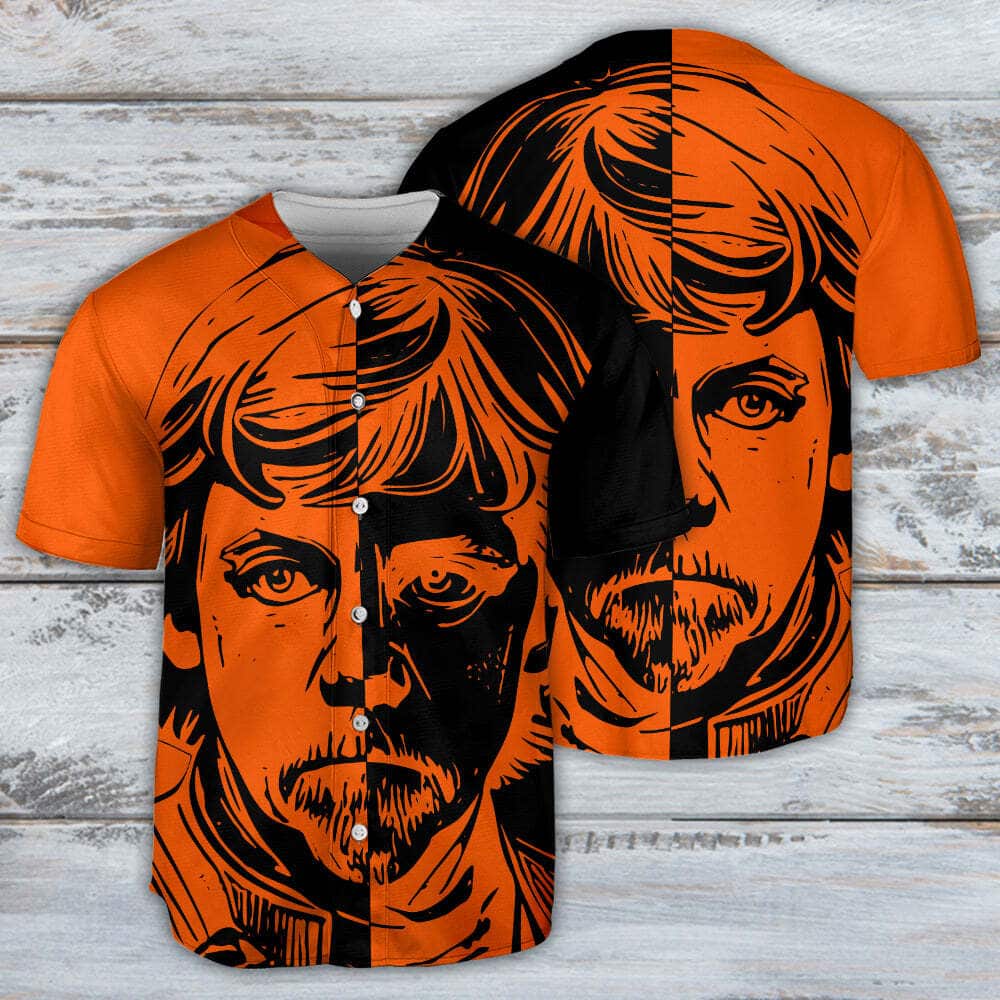 Halloween Costumes Star Wars Baseball Jersey Luke Skywalker Gift For Best Friend
