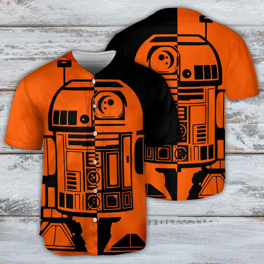 Halloween Costumes Star Wars Baseball Jersey R2-D2 Beach Gift For Him