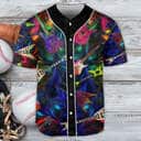 Guitar Neon Art Music Baseball Jersey Gift For Best Friend Guitar Neon Art Music Baseball Jersey Gift For Best Friend