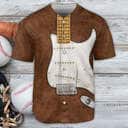 Vintage Guitar Leather Style Music Baseball Jersey Gift For Sport Dad Vintage Guitar Leather Style Music Baseball Jersey Gift For Sport Dad