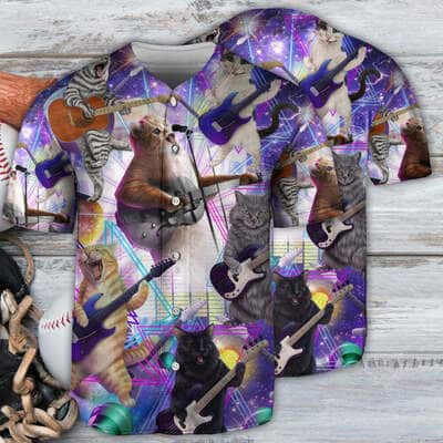 Cat Playing Guitar Funny Music Baseball Jersey Gift For Best Friend Cat Playing Guitar Funny Music Baseball Jersey Gift For Best Friend