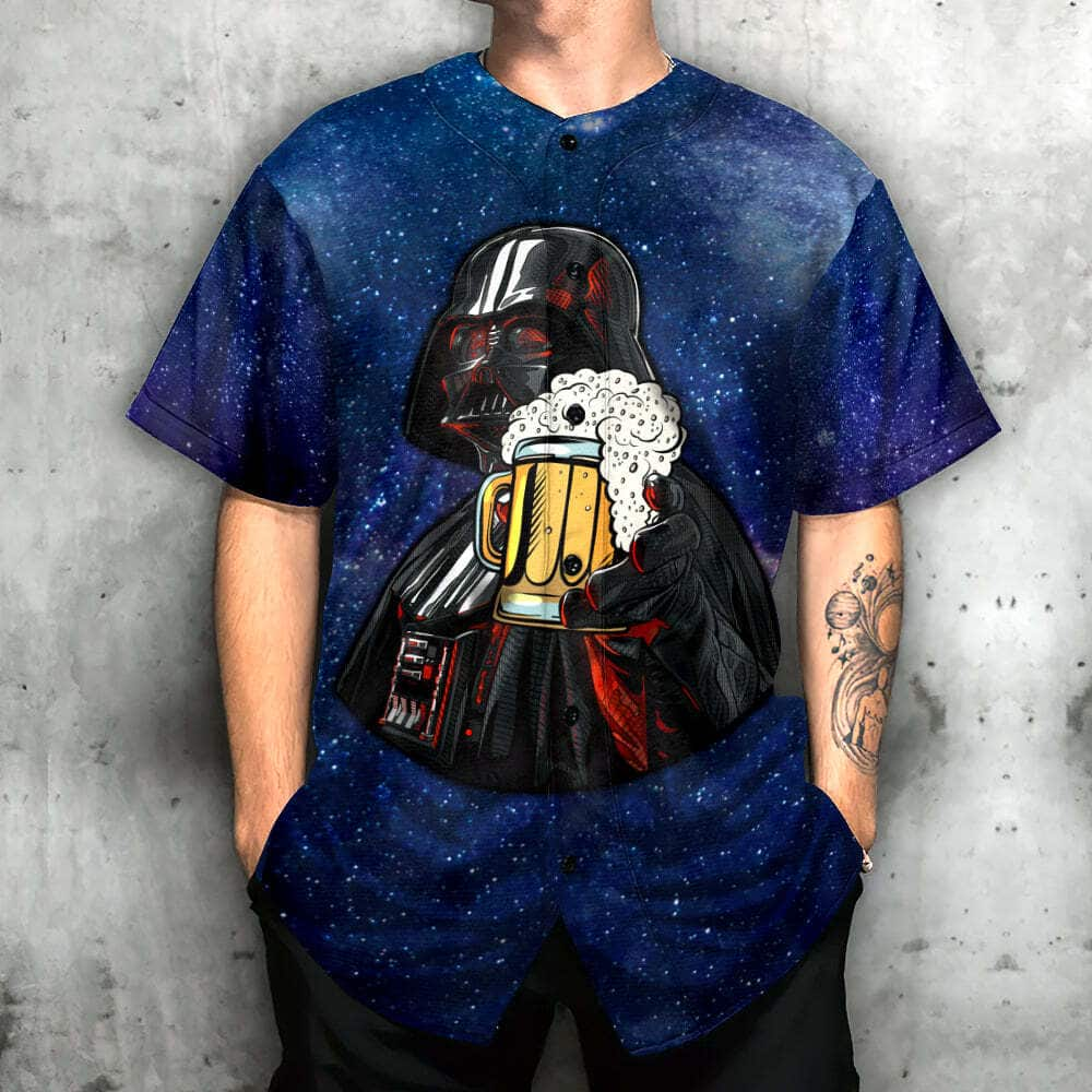 Darth Vader Star Wars Baseball Jersey I Find Your Lack Of Beer Disturbing