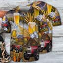 Beer And Tractor Autumn Farm Life Baseball Jersey Beer And Tractor Autumn Farm Life Baseball Jersey