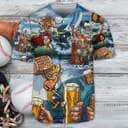 Viking Beer Baseball Jersey Style I Love It And I Drink It