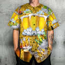 Beer Baseball Jersey Birthday Gift For Dad From Son