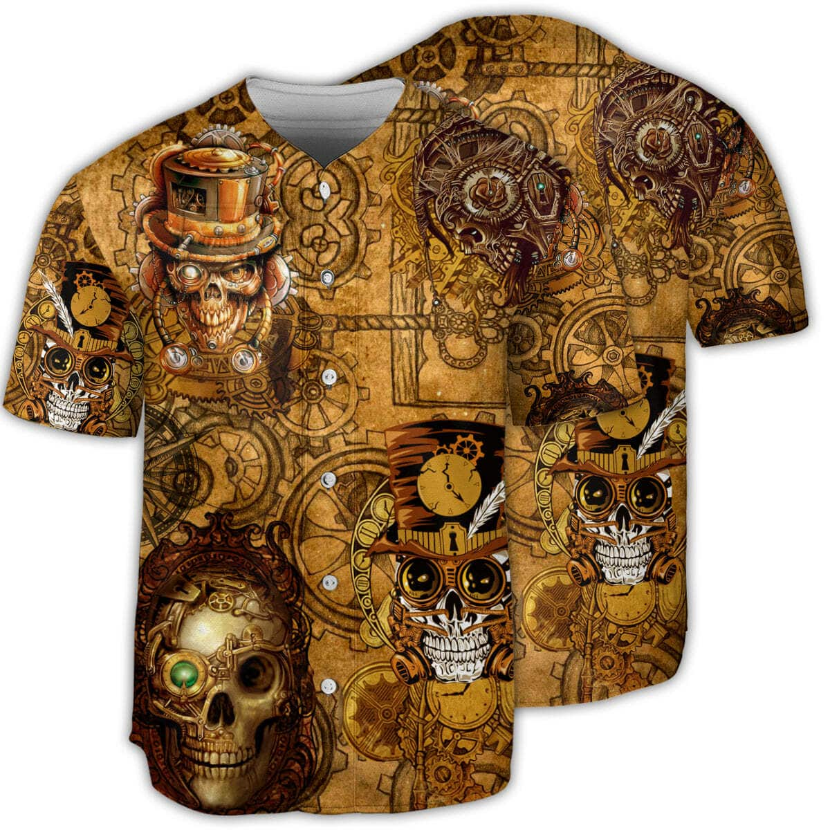 Retro Style Skull Pirates Baseball Jersey Gift For Son Birthday