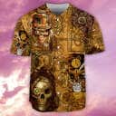 Retro Style Skull Pirates Baseball Jersey Gift For Son Birthday
