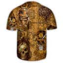 Retro Style Skull Pirates Baseball Jersey Gift For Son Birthday Retro Style Skull Pirates Baseball Jersey Gift For Son Birthday