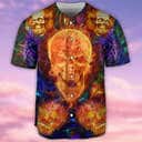 Skull Fire Baseball Jersey Gift For Son From Mom Skull Fire Baseball Jersey Gift For Son From Mom