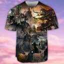 Skull Love Hunting Baseball Jersey Gift For Sport Dad