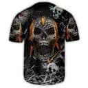Skull Baseball Jersey Gift For Sport Dad Skull Baseball Jersey Gift For Sport Dad