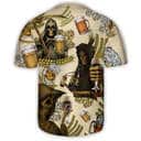 Skull Love Beer Happy Day Baseball Jersey Gift For Sporty Boyfriend Skull Love Beer Happy Day Baseball Jersey Gift For Sporty Boyfriend