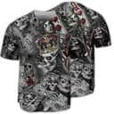 Skull Love Is Blind Poker Baseball Jersey Gift For Best Friend